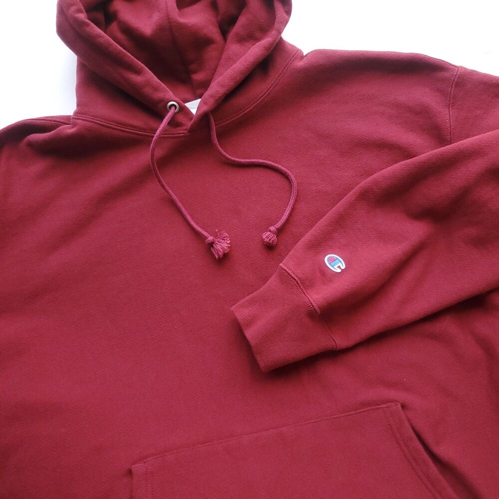 Champion Reverse Weave Hoodie 3xl Hooded Sweatshirt S101 Heavyweight Red Maroon